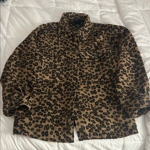 Wild Fable Leopard Print Jacket